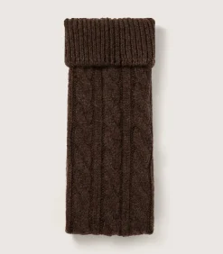 Cashmere Cable Knit Socks