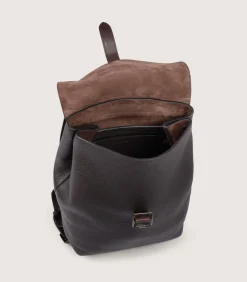 Leather Backpack Ghillie In Dark Brown