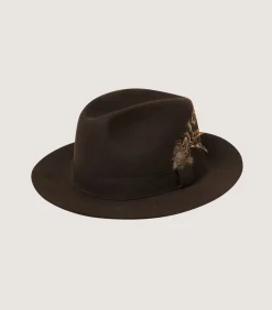 Men'S Fedora With Feather