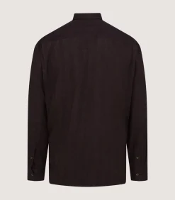 Men'S Herringbone Double Pocket Shirt In Walnut