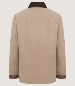 Men'S Khaki Latch Coat