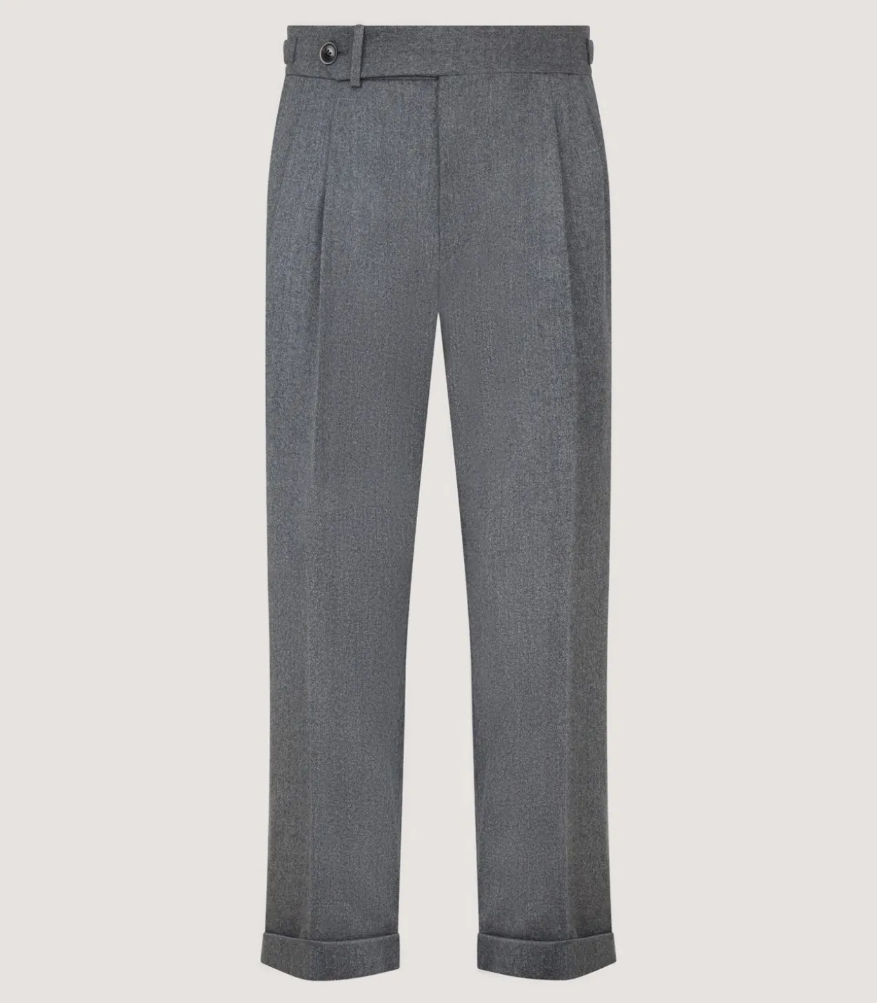 Men'S Merino Flannel Double Buckle Trouser