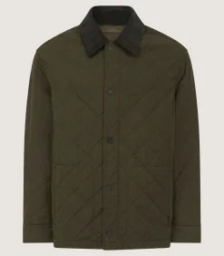 Men'S Padded Purdey Jacket In Dark Olive
