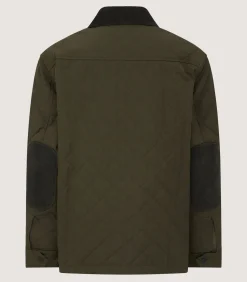 Men'S Padded Purdey Jacket In Dark Olive