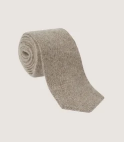 Men'S Solid Cashmere Tie