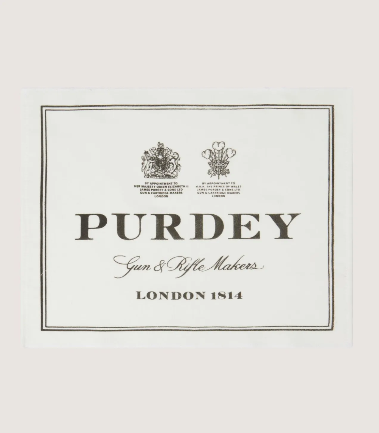Purdey New Warrants Selvyt Cloth