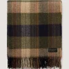 Recycled Check Blanket In Navy