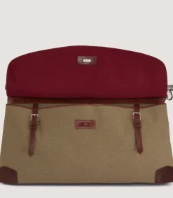 Side-By-Side Weekend Bag In Moss Green