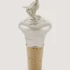 Silver Pheasant Bottle Stopper In Silver
