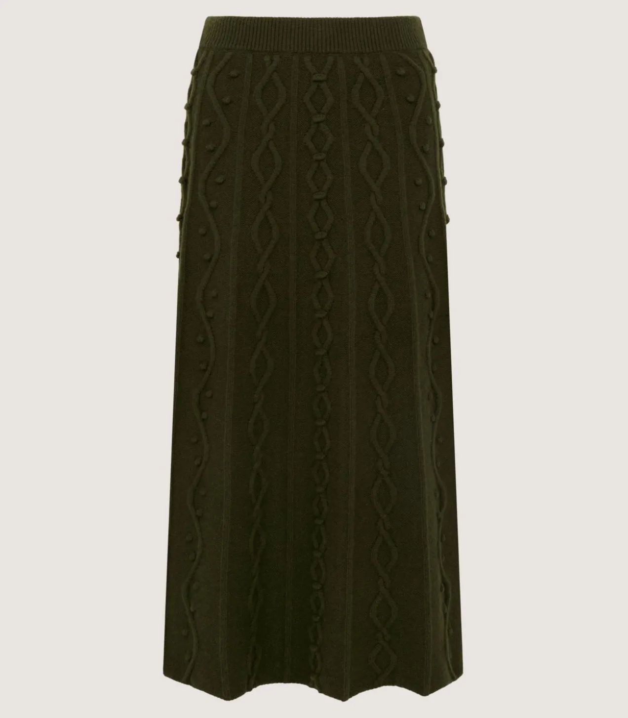 Women'S Cashmere Aran Skirt