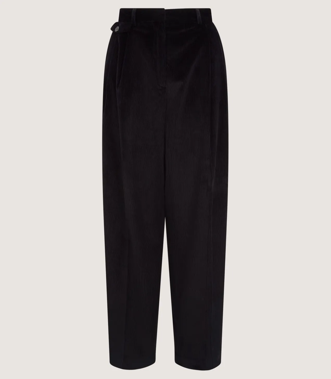 Women'S Triple Pleat Trouser In Black